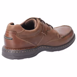 ) Hush Puppies Randall II Leather Men's Brown Lace-Up Shoes - Brown, 6 (Adults'