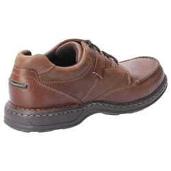 ) Hush Puppies Randall II Leather Men's Brown Lace-Up Shoes - Brown, 6 (Adults'