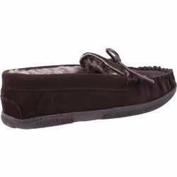 ) Hush Puppies 0 Suede Men's Chocolate Slippers - Brown, 11 (Adults'