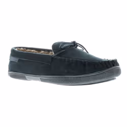 ) Hush Puppies ace leather mens full slippers navy UK Size - 7 (Adults'