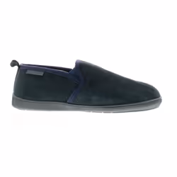 Hush Puppies arnold leather mens full slippers navy UK Size