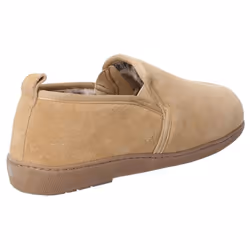 ) Hush Puppies Arnold Suede Men's Tan Slippers - Brown, 7 (Adults'