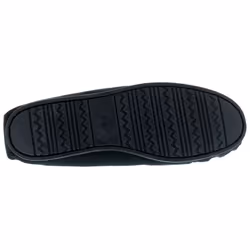 ) Hush Puppies Allie leather Womens Moccasin Memory Foam Faux Fur navy UK Size - Navy, 3 (Adults'