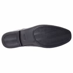 ) Hush Puppies Billy Leather Men's Black Slip-On Shoes - Black, 6 (Adults'