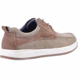 Hush Puppies Mens Aiden Lace Up Boat Shoe - 6 UK, Khaki