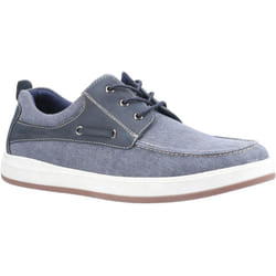 Hush Puppies Mens Aiden Lace Up Boat Shoe - 7 UK, Navy