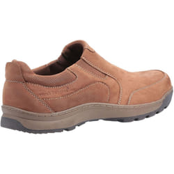 ) Hush Puppies Jasper Leather Men's Tan Nubuck Loafers - Brown, 11 (Adults'