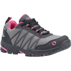 Cotswold Childrens/Kids Little Dean Lace Up Hiking Waterproof Trainer - 2 UK, Pink/Grey