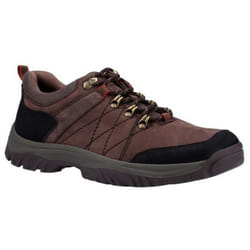 Cotswold Mens Toddington Lace Up Nubuck Leather Shoe - 11 UK, Brown