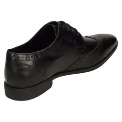 Mens Hush Puppies Formal Shoes Elliot Brogue - Black, UK 6
