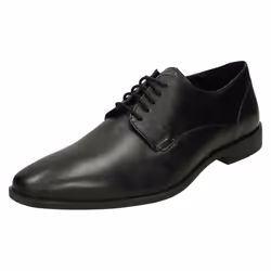 Mens Hush Puppies Smart Lace Up Shoes Ezra - Black, UK 10