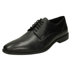 Mens Hush Puppies Smart Lace Up Shoes Ezra - Black, UK 10