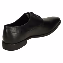 Mens Hush Puppies Smart Lace Up Shoes Ezra - Black, UK 12