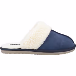 ) Hush Puppies Arianna Suede Women's Navy Slippers - Blue, 4 (Adults'