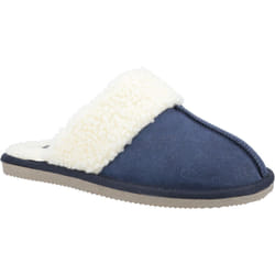 ) Hush Puppies Arianna Suede Women's Navy Slippers - Blue, 7 (Adults'