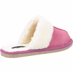 ) Hush Puppies Arianna Suede Women's Pink Slippers - Pink, 3 (Adults'