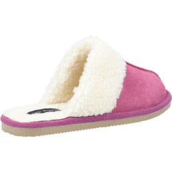 ) Hush Puppies Arianna Suede Women's Pink Slippers - Pink, 3 (Adults'