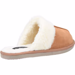 ) Hush Puppies Arianna Suede Women's Tan Slippers - Brown, 3 (Adults'