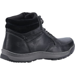 ) Hush Puppies Grover Nubuck Men's Black Boots - Black, 7 (Adults'