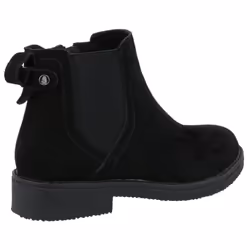 ) Hush Puppies Maddy Suede Women's Black Boots - Black, 3 (Adults'