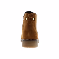) Hush Puppies Womens Boots Ankle Maddy Leather Zip Fastening tan UK Size - Tan, 7 (Adults'