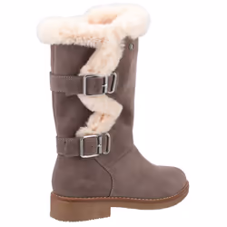 ) Hush Puppies Megan Suede Women's Grey Boots - Grey, 3 (Adults'