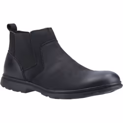 Hush Puppies: Brown Tyrone Mens Boots - 6, Black