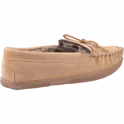 ) Hush Puppies 0 Suede Men's Tan Slippers - Brown, 6 (Adults'