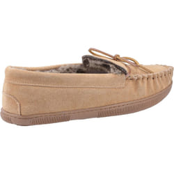 ) Hush Puppies 0 Suede Men's Tan Slippers - Brown, 6 (Adults'