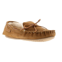 ) Hush Puppies allie leather womens ladies full slippers tan - 3 (Adults'