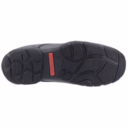 ) Hush Puppies Elijah Senior Leather Boys's Black Loafers - Black, 7 (Adults'