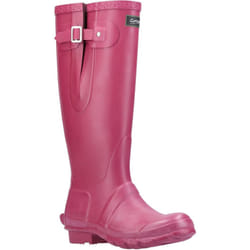 ) Cotswold Windsor Welly Rubber Berry Wellington Boots - Pink, 6 (Adults'
