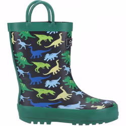 , Dinosaur) Sprinkle Junior Dinosaur Kids Fun Print Wellies - 9 (Children's