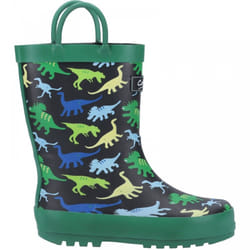 , Dinosaur) Sprinkle Junior Dinosaur Kids Fun Print Wellies - 10.5 (Children's