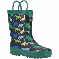 , Dinosaur) Sprinkle Junior Dinosaur Kids Fun Print Wellies - 2.5 (Children's