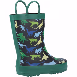 , Dinosaur) Sprinkle Junior Dinosaur Kids Fun Print Wellies - 2.5 (Children's