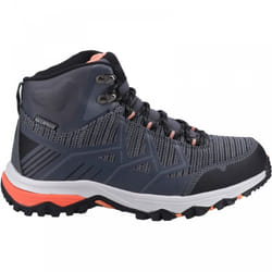 , Grey/Coral) Wychwood Mid Grey/Coral Waterproof Ladies Eco-Conscious Lace-up Hiking Boots - 3 (Adults'