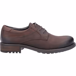 ) Cotswold Brookthorpe Leather Men's Brown Lace-Up Shoes - Brown, 7 (Adults'