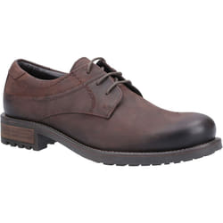 ) Cotswold Brookthorpe Leather Men's Brown Lace-Up Shoes - Brown, 9 (Adults'