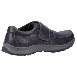 ) Hush Puppies casper leather mens casual shoes black - 14 (Adults'