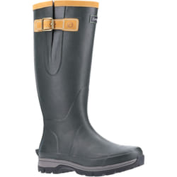 ) Cotswold Stratus Rubber Green Wellington Boots - Green, 9 (Adults'
