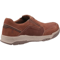 ) Hush Puppies Fletcher Leather Men's Tan Loafers - Brown, 7 (Adults'