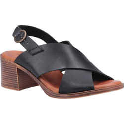 Hush Puppies: Womens White Gabrielle Heeled Sandal 42 - 39, Black