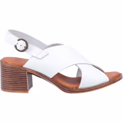 Hush Puppies: Womens White Gabrielle Heeled Sandal 42 - 41, White