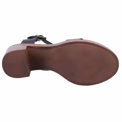 Hush Puppies: Womens Black Georgia Heeled Sandal 42 - 36, Black