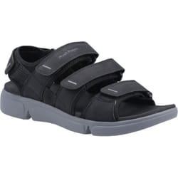 Hush Puppies Men's Raul Multi Velcro Sandal Various Colours 31983 - Black, 8