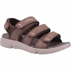 Hush Puppies Men's Raul Multi Velcro Sandal Various Colours 31983 - Brown, 6