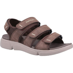 Hush Puppies Men's Raul Multi Velcro Sandal Various Colours 31983 - Brown, 6