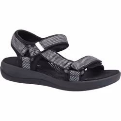 Hush Puppies Women's Sara Quarter Strap Sandal Various Colours 31959 - Black, 4
