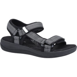 Hush Puppies Women's Sara Quarter Strap Sandal Various Colours 31959 - Black, 4